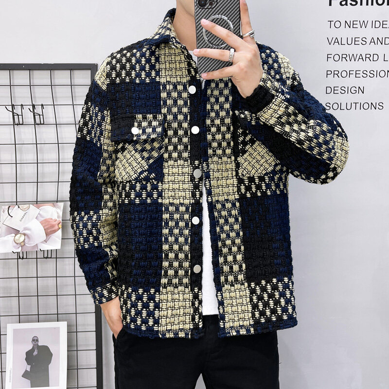 Flannel Shirt Lined - Veste chemise à carreaux épais pour