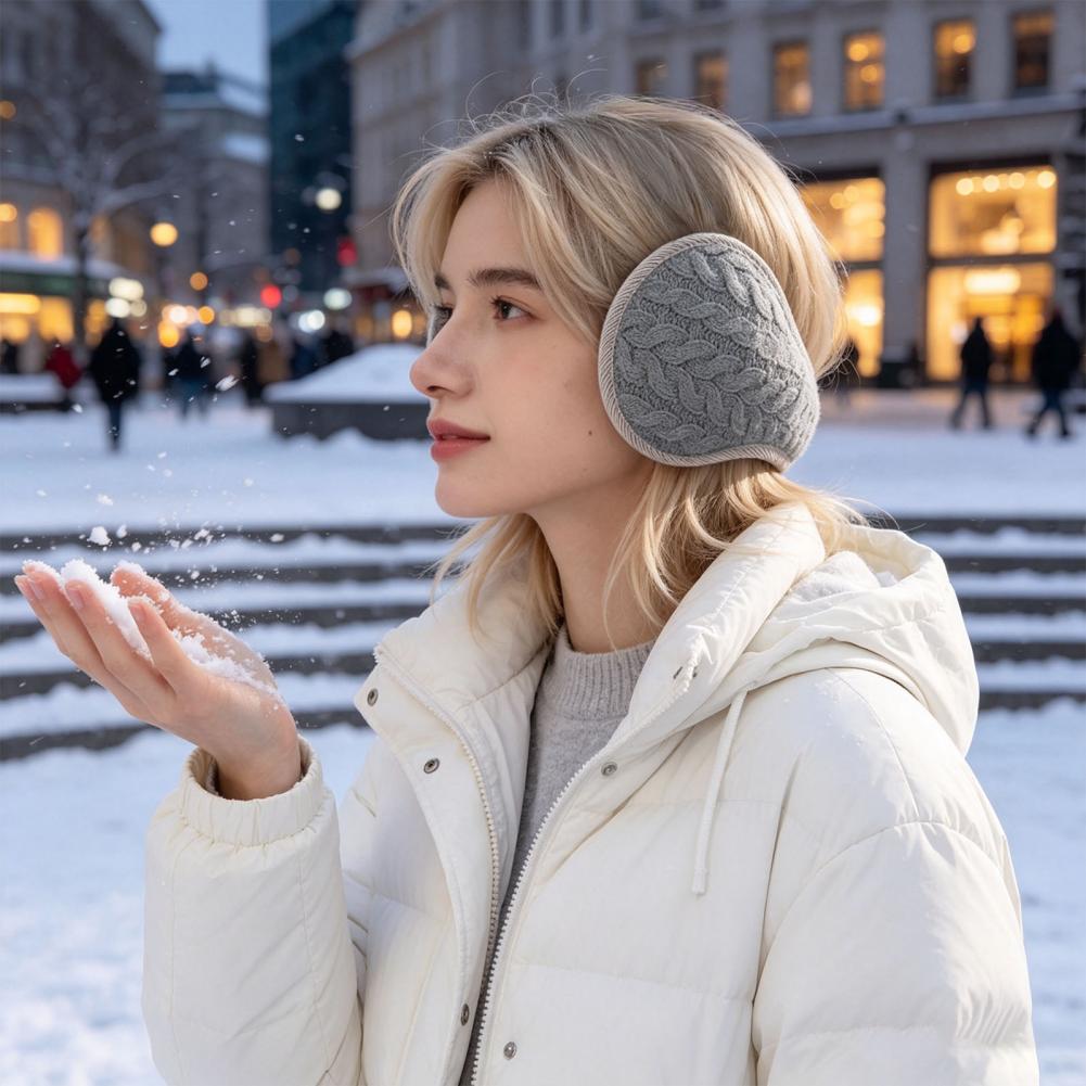 Fleece Ear Warmer Band - Cache-oreilles d'hiver en polaire douce pour