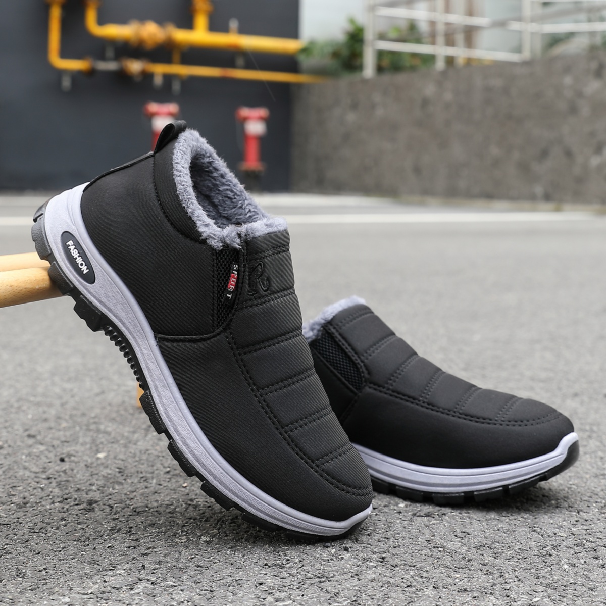 Waterproof Winter Boot - Bottes de neige pour hommes doublées