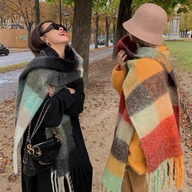 Cashmere Pashmina Wrap - NOUVEAU Foulard d'hiver de luxe épais