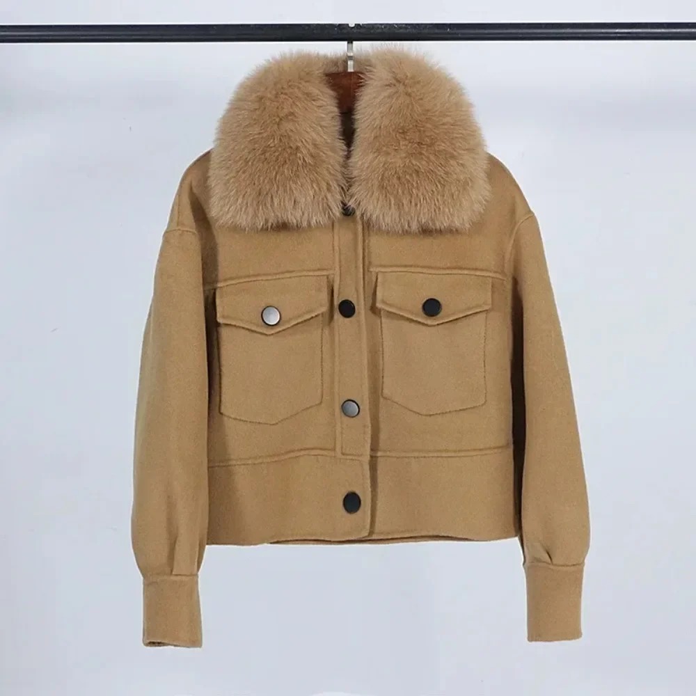 Laine femmes manteau de fourru - Wool Coat Peacoat avis et prix