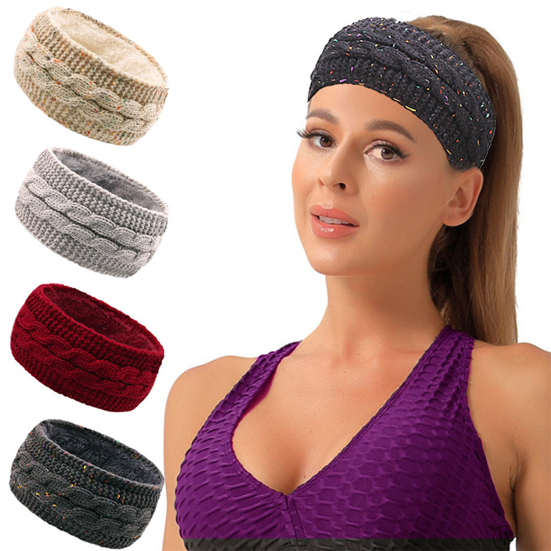Bandeau en polaire doux à pois - Winter Headband Fleece avis et prix