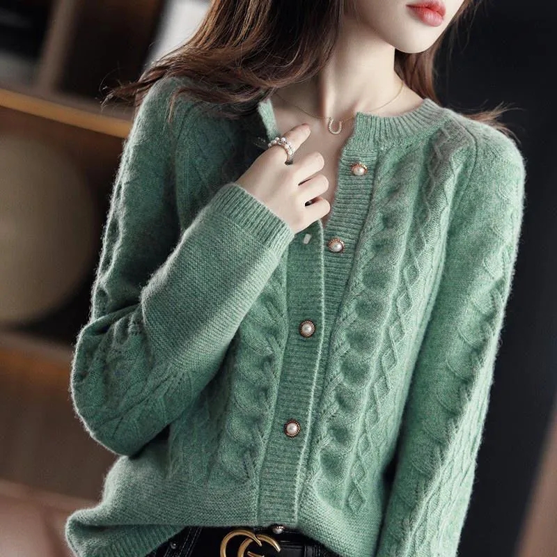 Cardigan en tricot vintage pou - Wool Coat Peacoat avis et prix