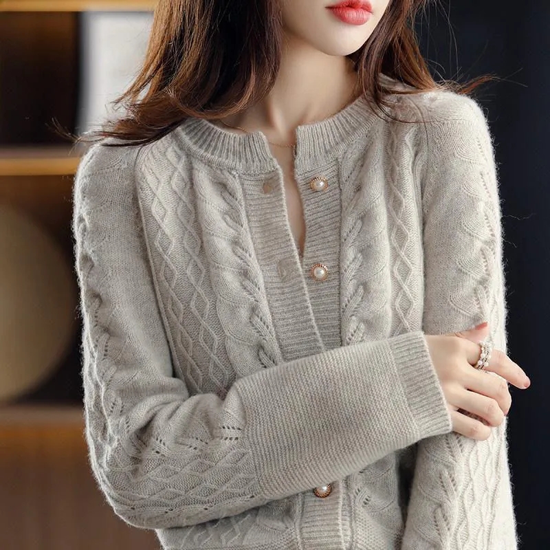 Cardigan en tricot vintage pou - Wool Coat Peacoat avis et prix