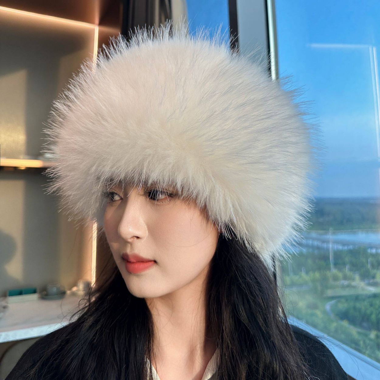 Chapeau circulaire ouvert en f - Knit Beanie Hat Warm avis et prix