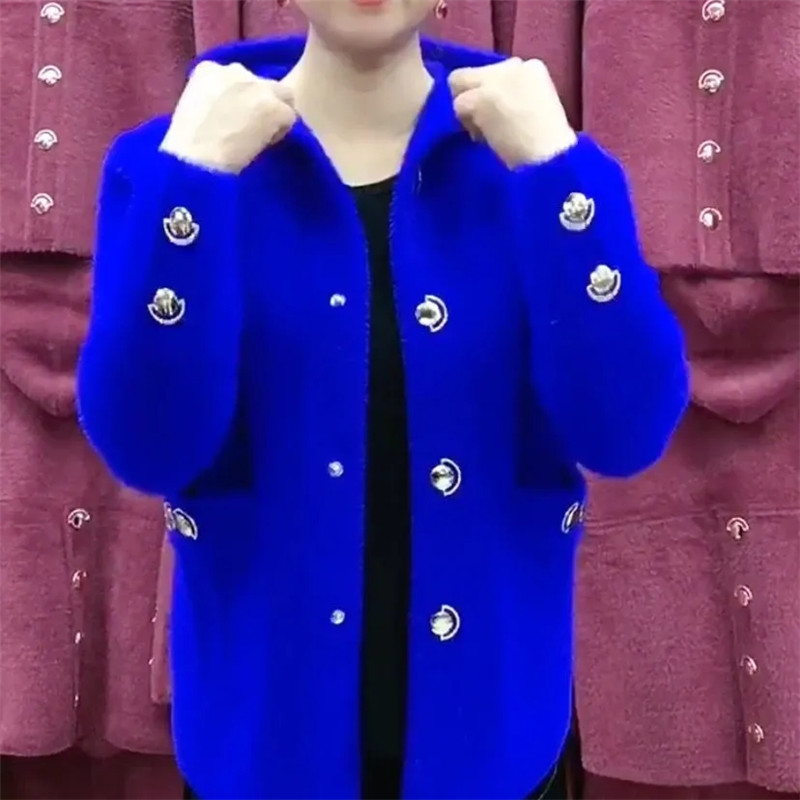 Manteau en Velours de Vison po - Wool Coat Peacoat avis et prix