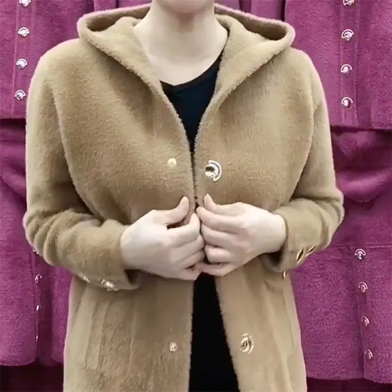 Manteau en Velours de Vison po - Wool Coat Peacoat avis et prix