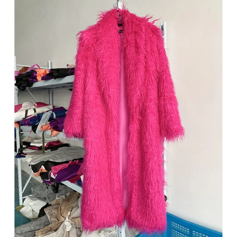 Femmes Imitation mouton fausse - Wool Coat Peacoat avis et prix