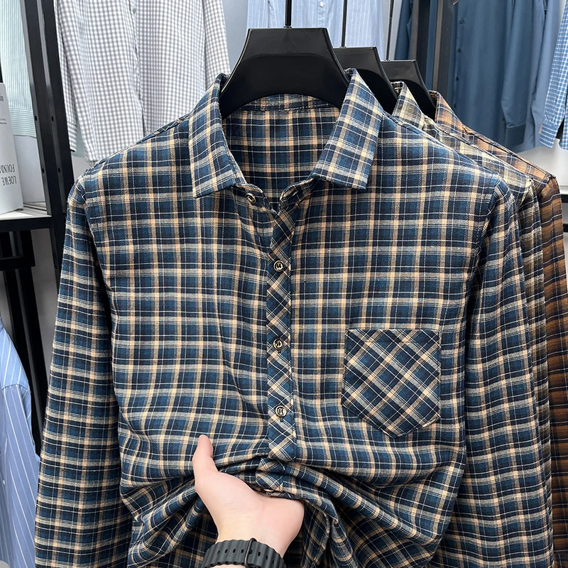 Chemise à carreaux pour homme  - Flannel Shirt Lined avis et prix