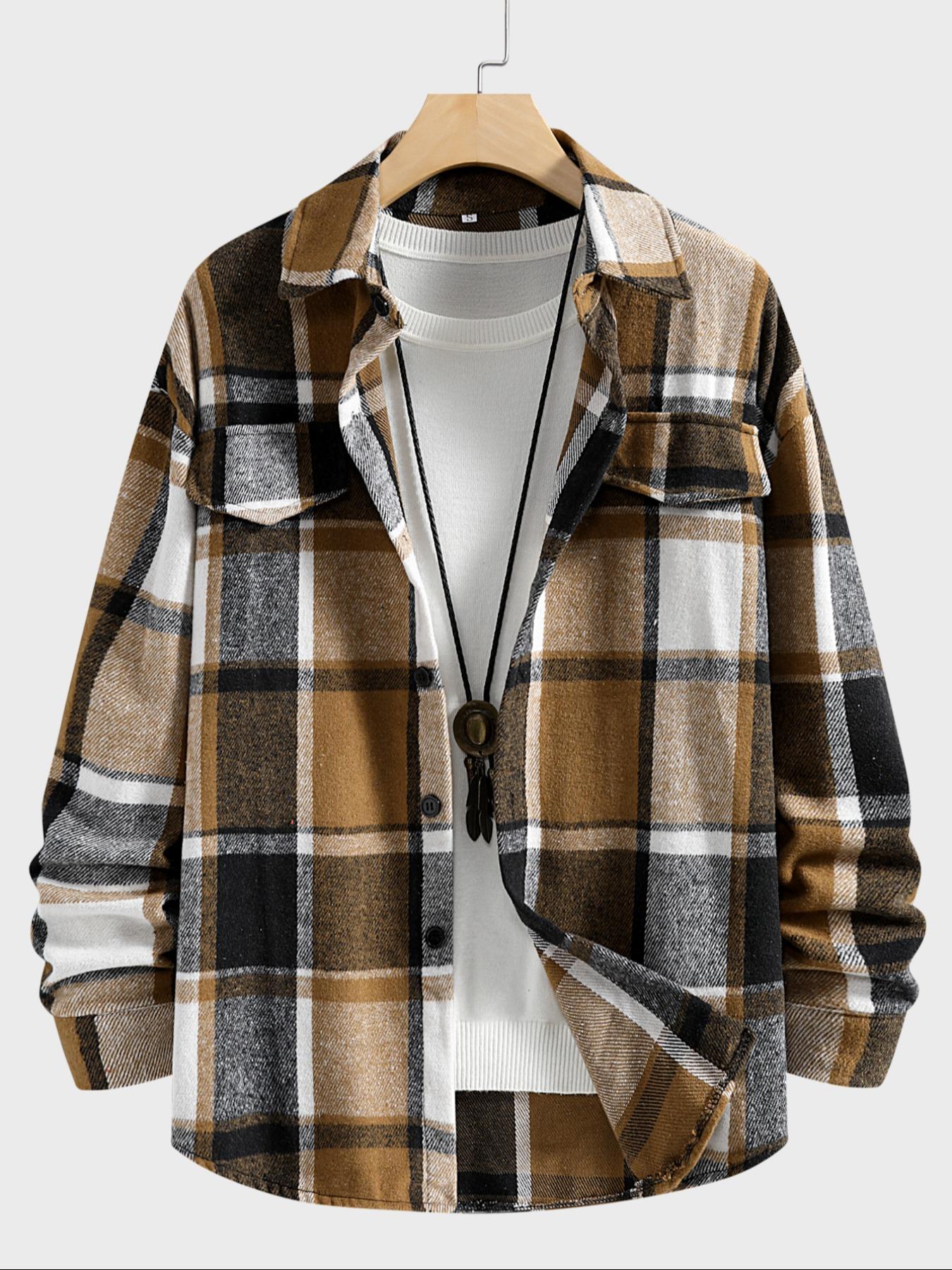 Chemise à carreaux rétro pour  - Flannel Shirt Lined avis et prix