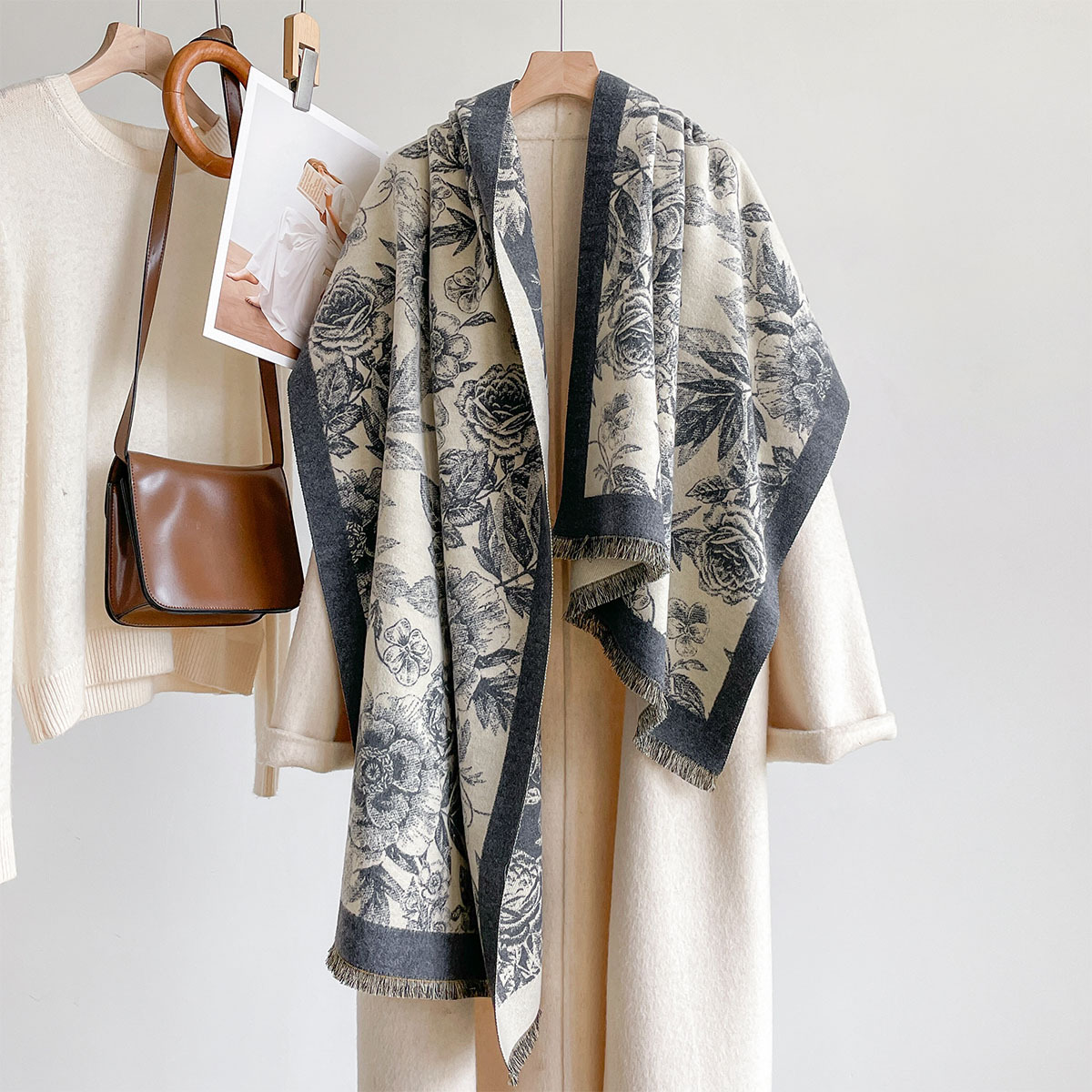 Écharpe en imitation cachemire - Cashmere Pashmina Wrap avis et prix