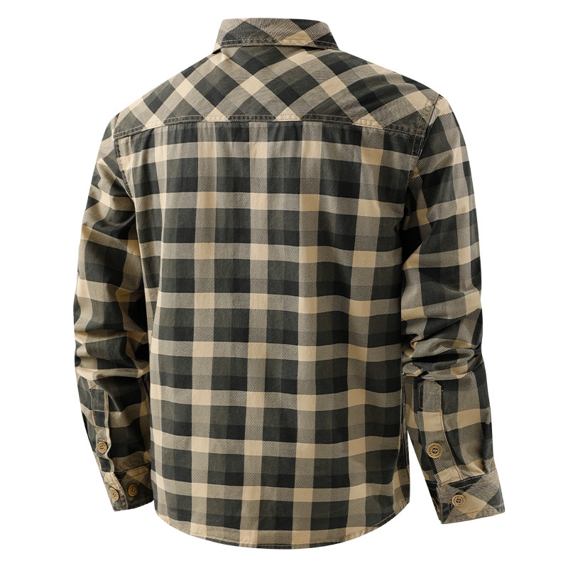 Chemise à carreaux en pur coto - Flannel Shirt Lined avis et prix