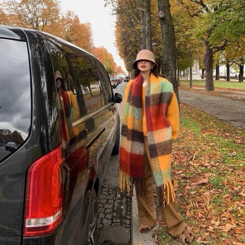 NOUVEAU Foulard d'hiver de lux - Cashmere Pashmina Wrap avis et prix