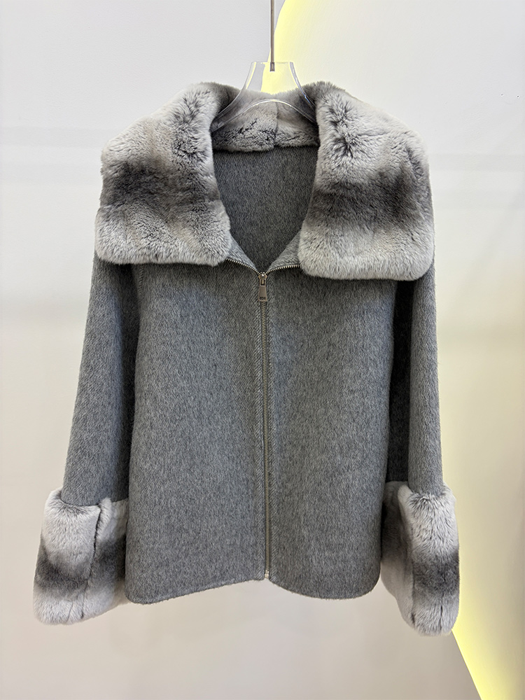 Manteau d'hiver 2026 pour femm - Wool Coat Peacoat avis et prix